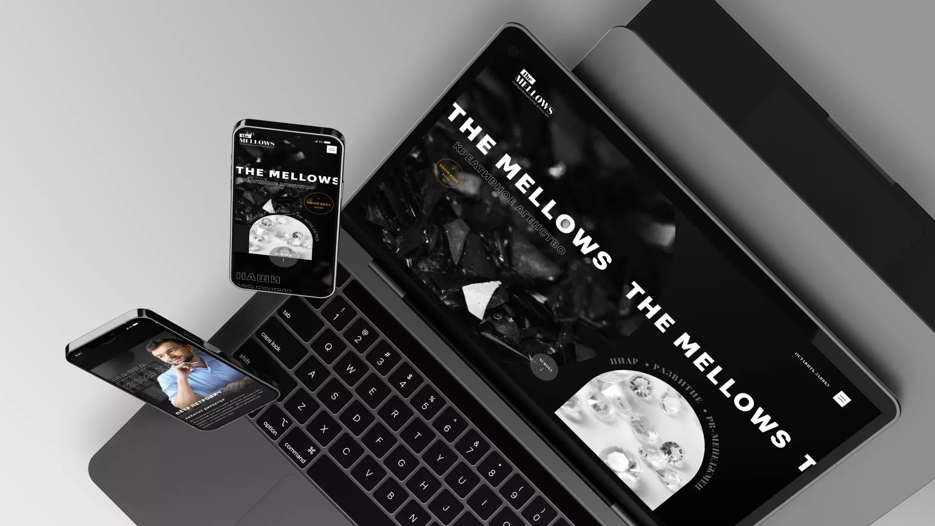 Разработка сайта креативного агентства «The Mellows» в Северодвинске