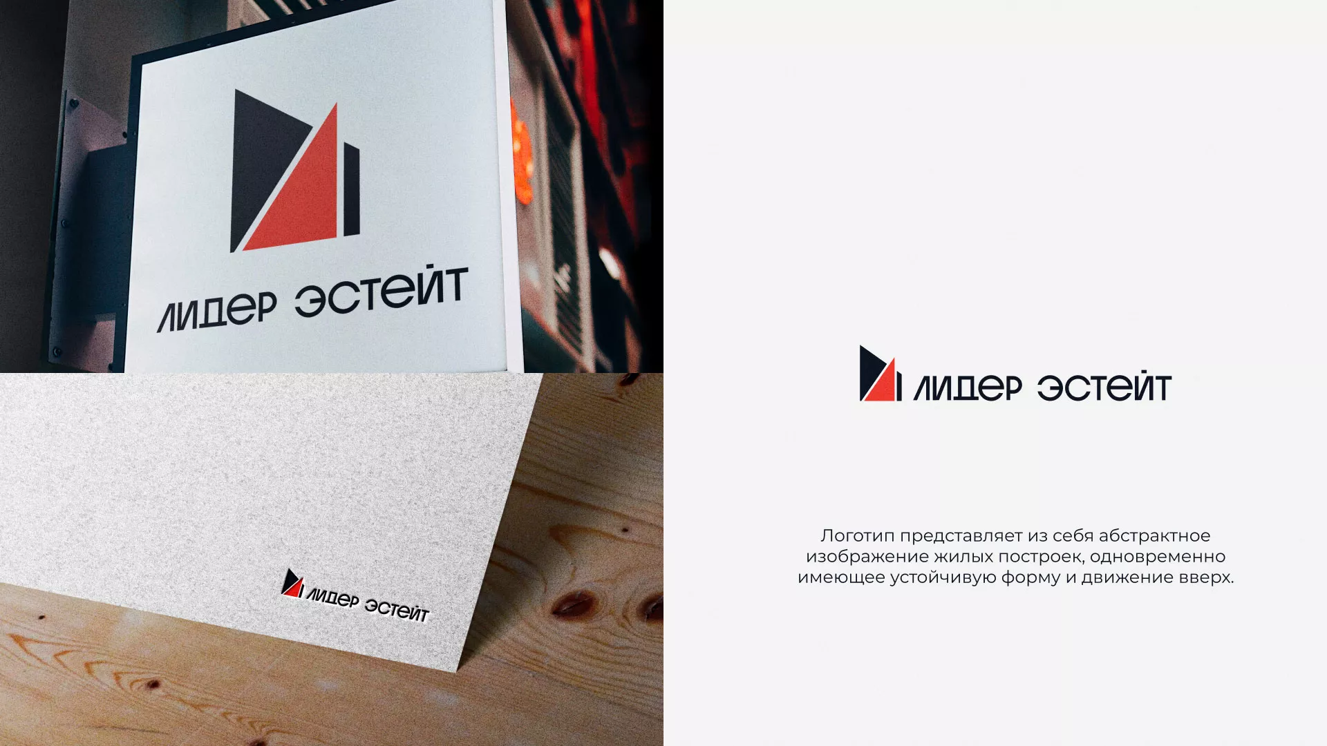 Сделали логотип для агентства недвижимости «Лидер Эстейт» в Северодвинске