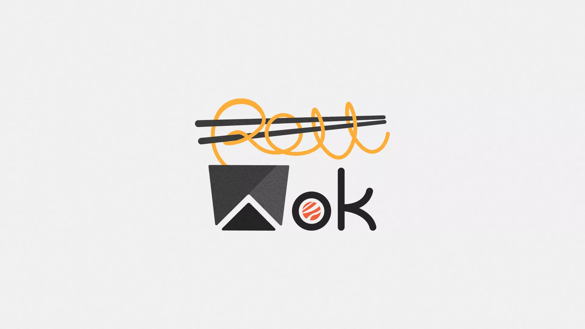 Разработка логотипа в Северодвинске для суши-бара «Roll Wok Club» Разработка логотипа в Северодвинске для суши-бара «Roll Wok Club»